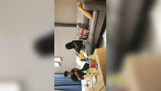 【我开着拖拉机】22岁兼职学生妹女仆装，近景调情啪啪，嫩乳直逼镜头