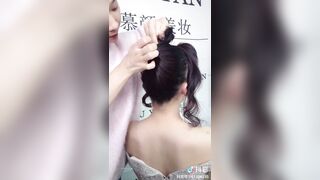 美女新娘造型露点