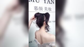 美女新娘造型露点